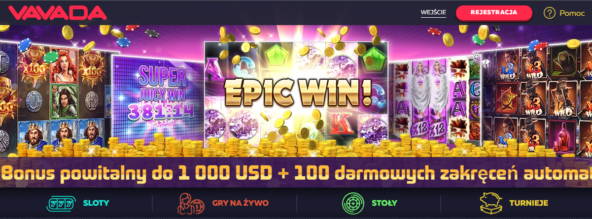Vavada Casino oficjalna strona bonusy i promocje